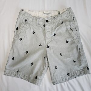Men's Abercrombie and Fitch AF Logo Chino Shorts